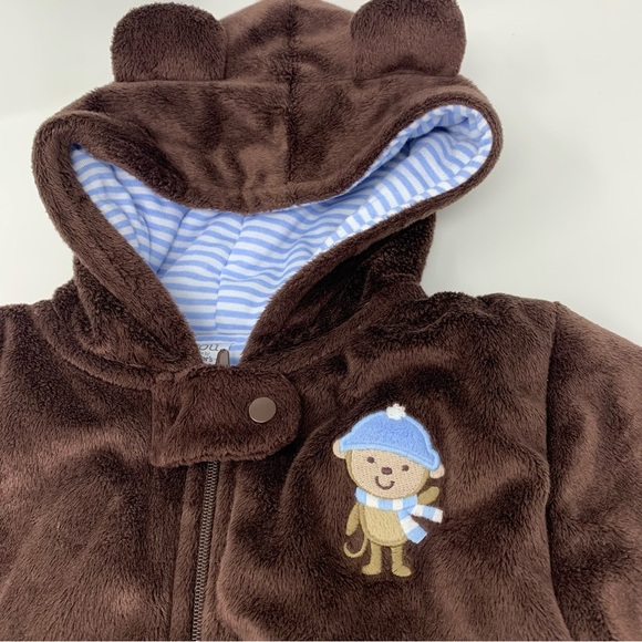 Carter’s 6M Cute Monkey Bunting - Picture 3 of 8